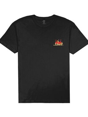 Lost Black Graphic Pocket-Left Logo T-Shirt